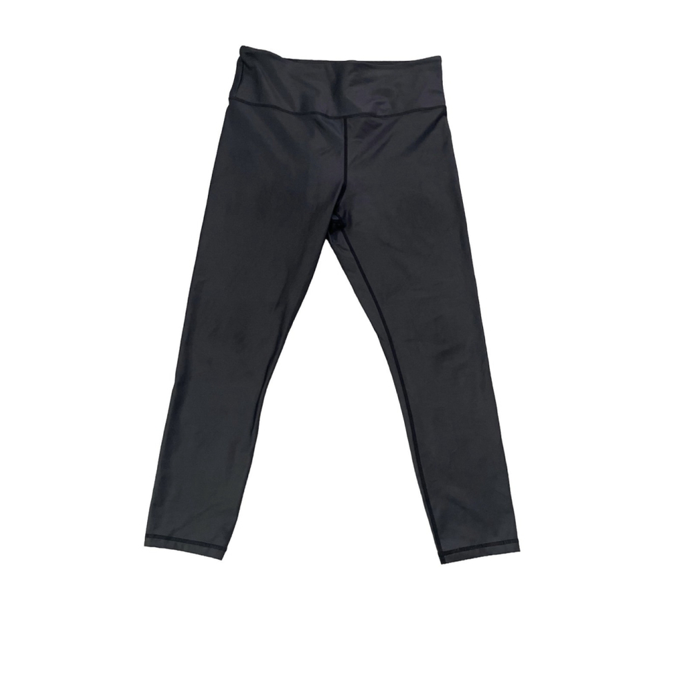 Zyia Yoga High-Waist 7/8 Black Stretch Legging Size Women's XL